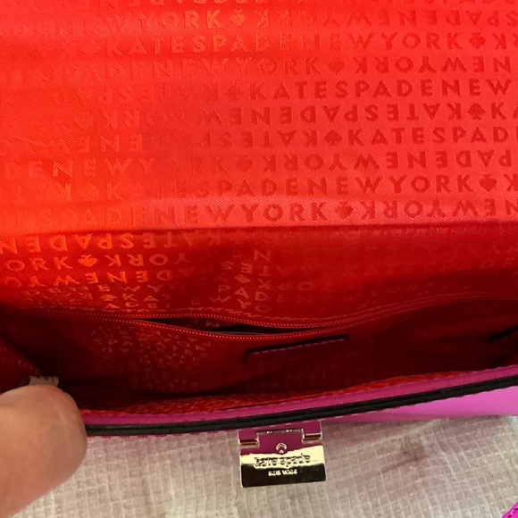 Kate Spade pink snapdragon purse. - Picture 5 of 8